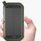 Wirelsess solar powerbank phone accessories torch