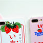 Strawberry phone case