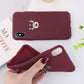 Christmas frosted phone case