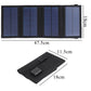 Outdoor 8W folding solar charger Direct charging collapsible solar package Off-road emergency mobile power supply