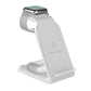 Vertical Three-in-one Wireless Charger 15W Fast Charge Dual-coil Desktop Stand Wireless Charger