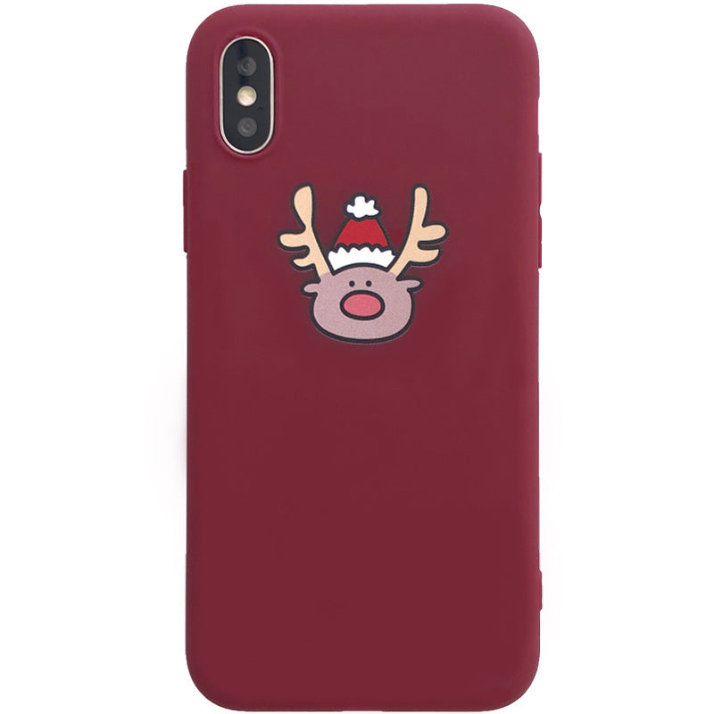 Christmas frosted phone case