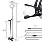 LED Selfie Ring Light for Live Adjustable Makeup Light-8cm Stand